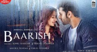 Sonu Kakkar – Baarish Lyrics