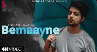 Bemaayne Lyrics by Siddharth Slathia