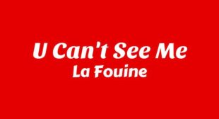 U Cant See Me Lyrics – La Fouine