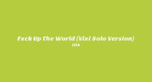 Lyrics of FXCK UP THE WORLD (Vixi Solo Version) Song