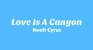 Love Is A Canyon Lyrics – Noah Cyrus