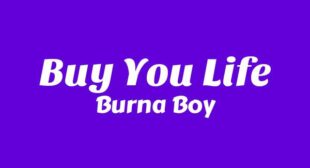 Buy You Life Lyrics – Burna Boy
