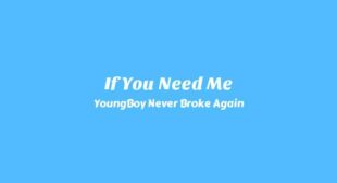 Lyrics of If You Need Me Song