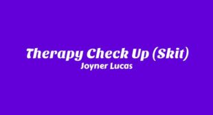 Therapy Check Up (Skit) Lyrics
