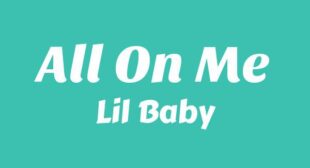 All On Me Song Lyrics