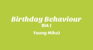 Lyrics of Birthday Behaviour Song
