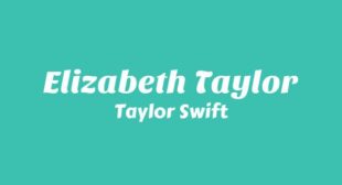 Elizabeth Taylor Lyrics