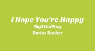 I Hope Youre Happy Lyrics – BigXthaPlug