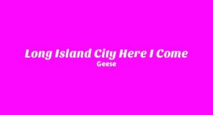 Long Island City Here I Come Lyrics – Geese