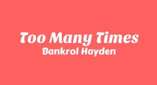 Too Many Times Lyrics – Bankrol Hayden