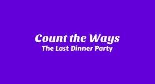 Lyrics of Count the Ways Song