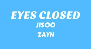 EYES CLOSED Lyrics – JISOO
