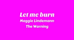 Lyrics of Let me burn Song
