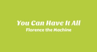 You Can Have It All Lyrics