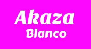 Akaza Lyrics – Blanco