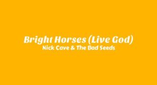 Bright Horses (Live God) Lyrics