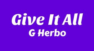 Lyrics of Give It All Song