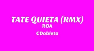Lyrics of TATE QUIETA (RMX) (English Translation) Song