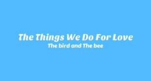 Lyrics of The Things We Do For Love Song