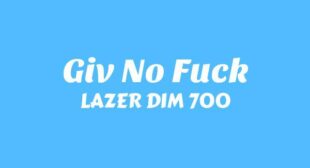 Lyrics of Giv No Fuck Song