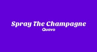 Spray The Champagne Lyrics