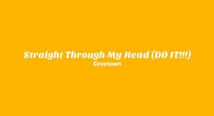 Lyrics of Straight Through My Head (DO IT!!!) Song