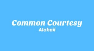 Lyrics of Common Courtesy Song