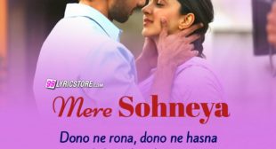 MERE SOHNEYA LYRICS – Kabir Singh | Sachet Tandon, Parampara