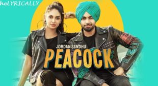 Peacock Jordan Sandhu Lyrics