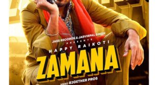 Lyrics Of Zamana Song By Happy Raikoti