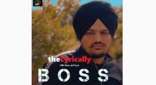 Sidhu Moose Wala Lyrics – Boss