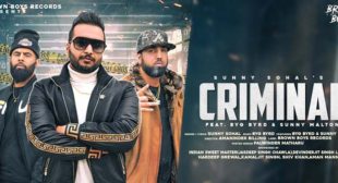 Criminal Lyrics – Sunny Sohal