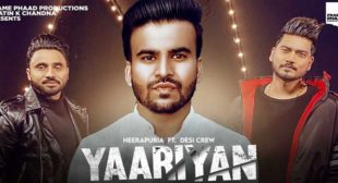 Yaariyan Lyrics – Heerapuria