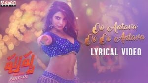 Oo Antava..Oo Oo Antava Pushpa Lyrics