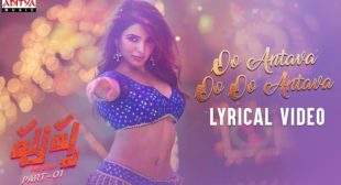 Oo Antava Lyrics – Pushpa