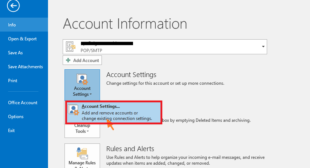 How You Can Change MS Outlook password?