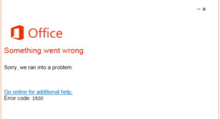 How to Fix Microsoft Office Error 1923 or 1920?