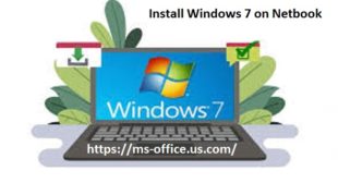 How you can Install Windows 7 on Netbook ?