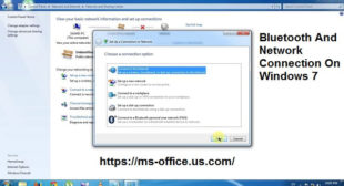 How You Can Set Up A Bluetooth And Network Connection On Windows 7?