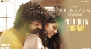 Pottu Thotta Pournami Lyrics – Hridayam