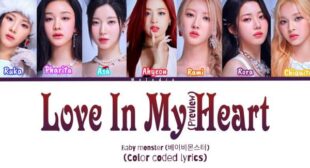 Love In My Heart (English Translation) Lyrics – BABYMONSTER