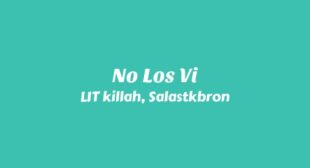 NO LOS VI Lyrics – LIT killah