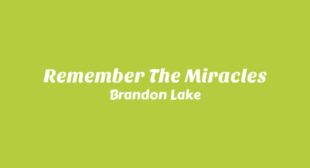 Lyrics of REMEMBER THE MIRACLES Song