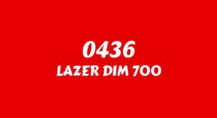 0436 Lyrics – LAZER DIM 700